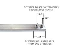 Ceramic Strip SN2 without tabs dimensions