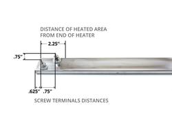 Ceramic Strip SN4 without tabs dimensions