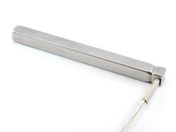 Square cartridge heater with right angle leads