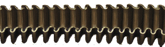 Convoluted conduit cutaway